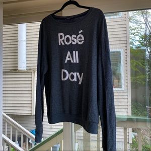 WildFox Rose All Day Crewneck